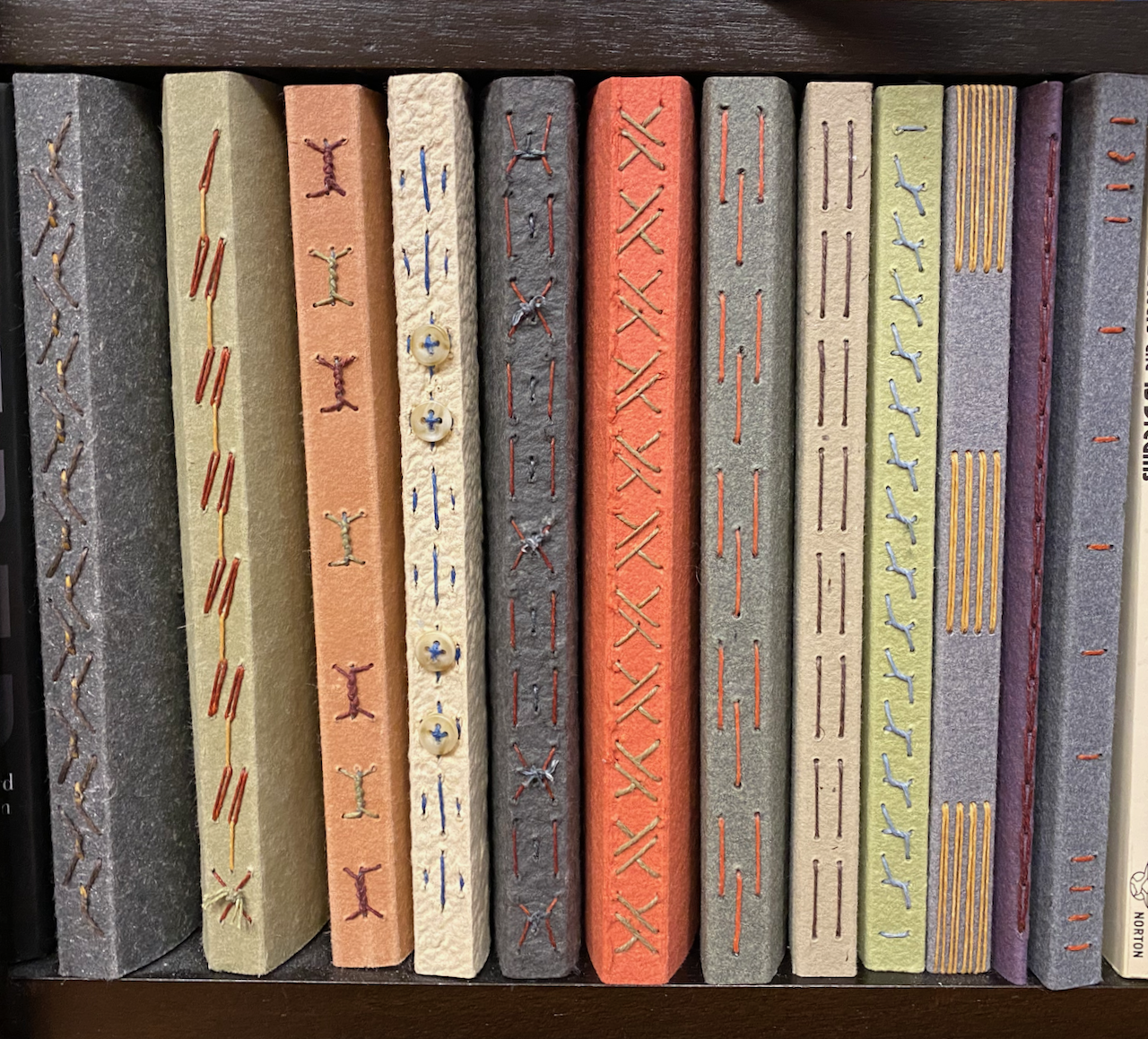 12 Years of stitch spine binding