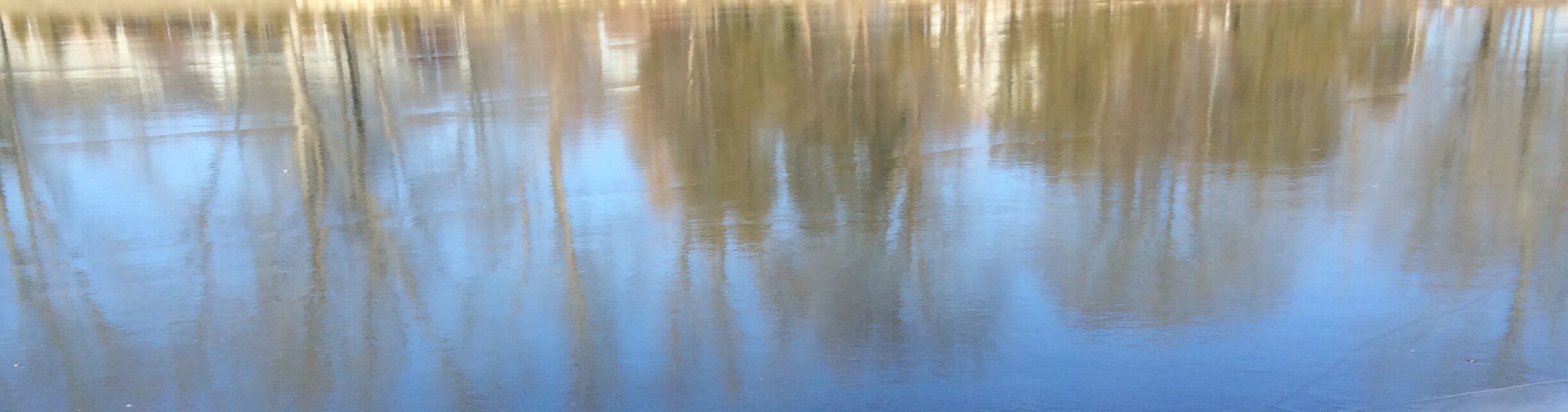 Midday Smooth Ice Reflection, CHRONOLOG, Ann Grasso Fine Art